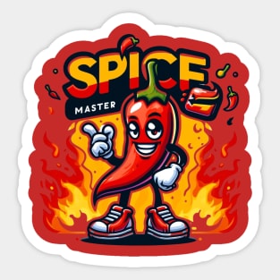 Spice Master Chili Pepper Sticker